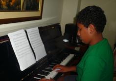 Playing at home